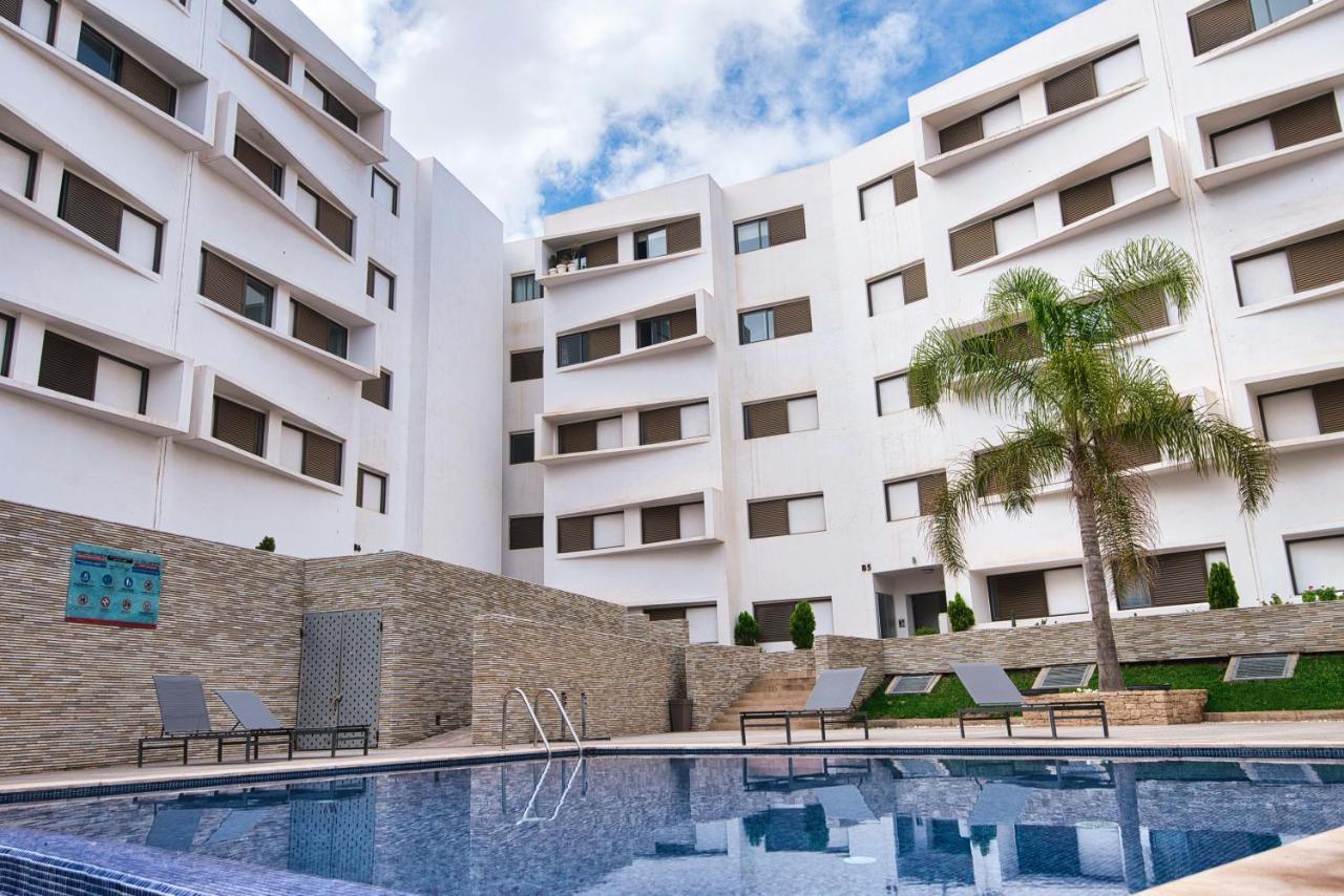 Luxury Apartment 90Sqm With Pool Near Beach Wifi Unlimited Optical Fiber Agadir Exterior photo